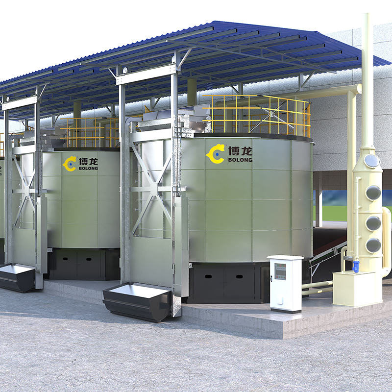 chicken manure industrial composting machines space saving